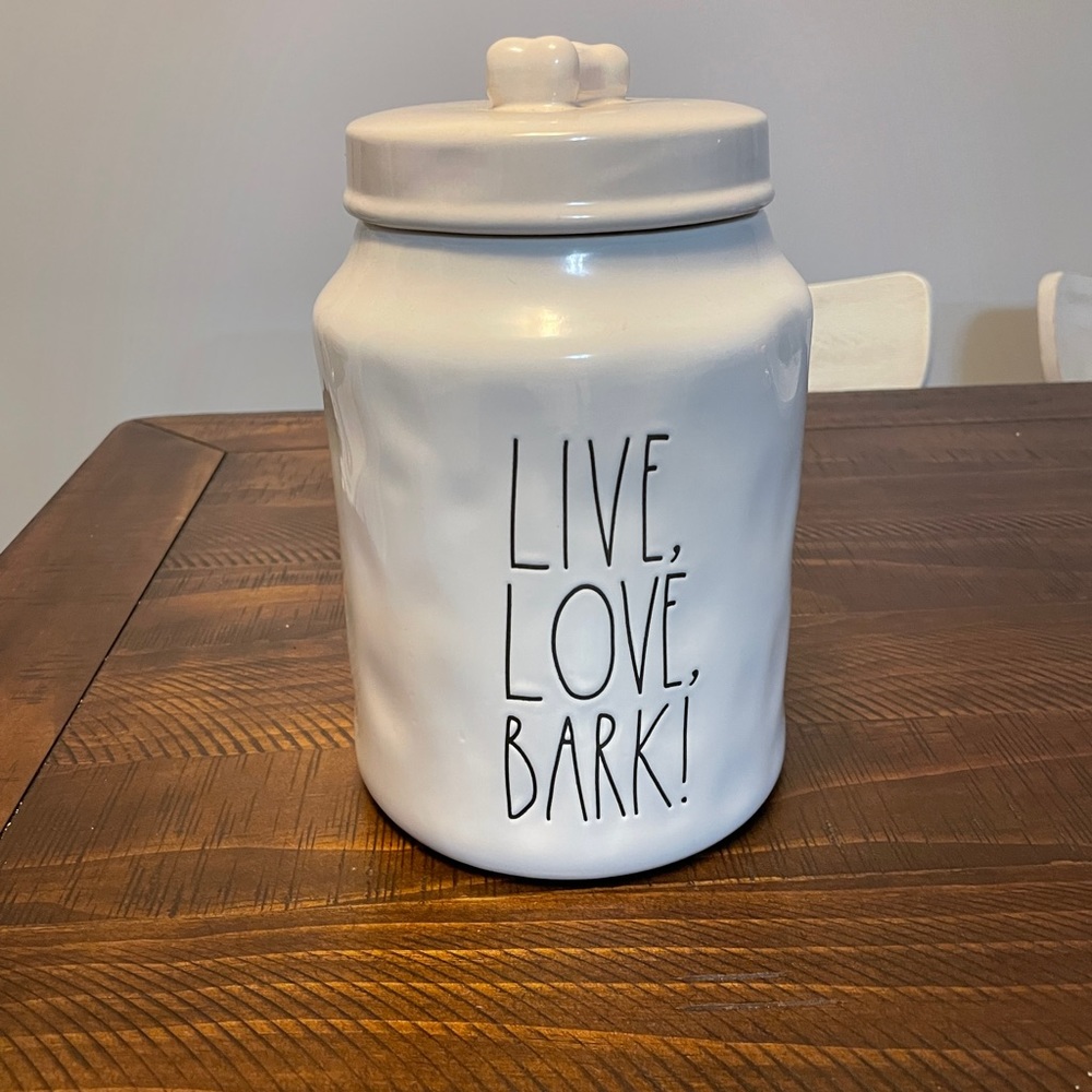 Rae Dunn Large Dog Treat Jar